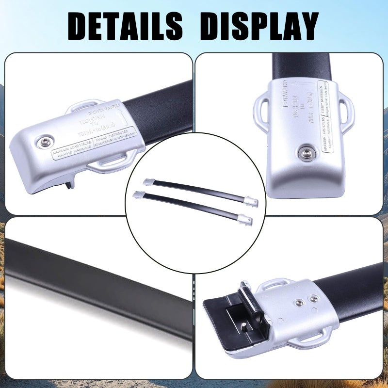 ROSY PIXEL Roof Rack Cross Bar 2010-2023 Compatible with Lexus GX460 Crossbars OE Style #PT278-60091 - Image 3
